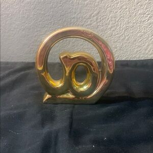 Gold Abstract Sculpture